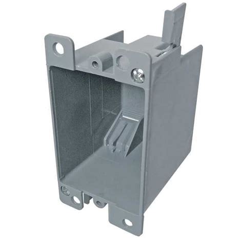 Electrical Box, 14 cu in, Switch Box Type, 1 Gang, 